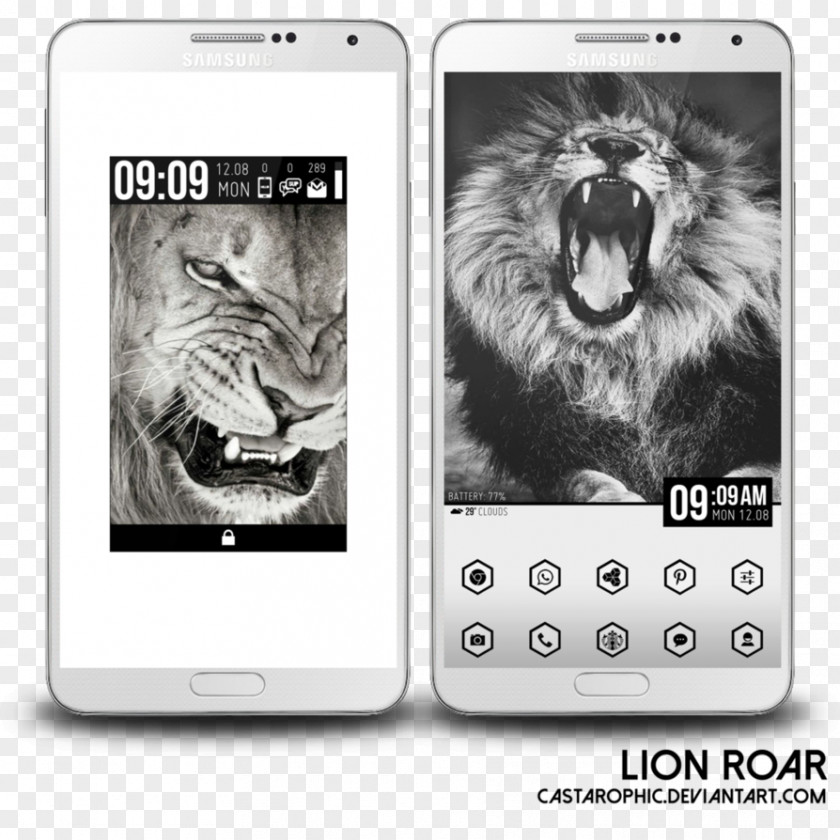 Lions Roar Feature Phone Smartphone Electronics IPhone PNG