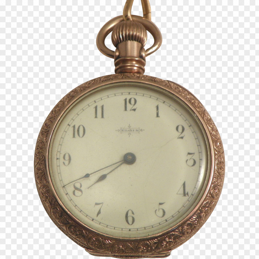 Pocket Watch Clock Silver PNG