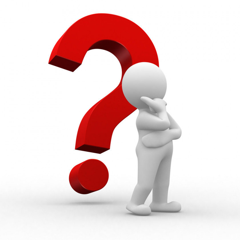 Thinking Man Question Mark 3D Computer Graphics Animation Clip Art PNG
