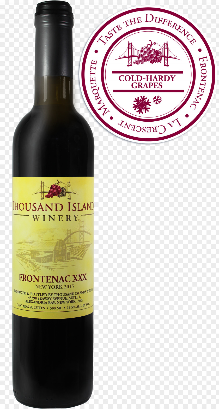 Wine Liqueur Thousand Islands Winery Dessert Frontenac PNG