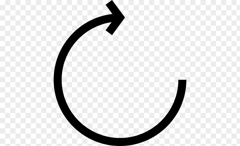Circular Clockwise Arrow Rotation Circle PNG