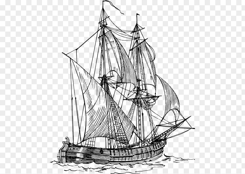 Clipper Ships Images Sailing Ship Piracy Clip Art PNG