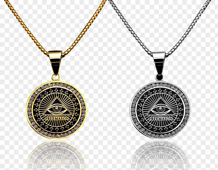 Necklace Locket Freemasonry Charms & Pendants Eye Of Providence PNG