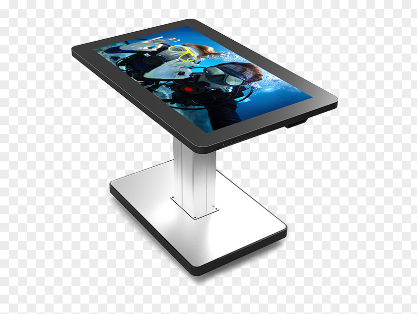 Table Touchscreen Multi-touch Display Device Computer Monitors PNG