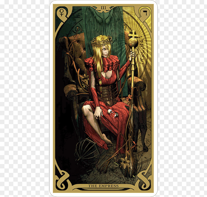 Fabio Listrani Tarot The Empress Sun High Priestess Major Arcana PNG