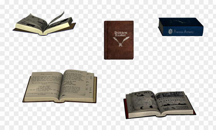 Open Book Grimoire Magic PNG