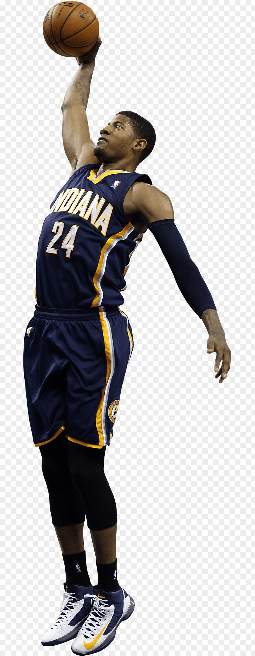 Sports Personal Paul George Indiana Pacers Basketball Slam Dunk PNG