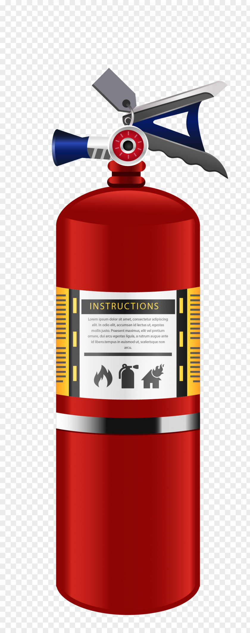 Textured Material Vector Red Fire Extinguisher Firefighting Foam PNG