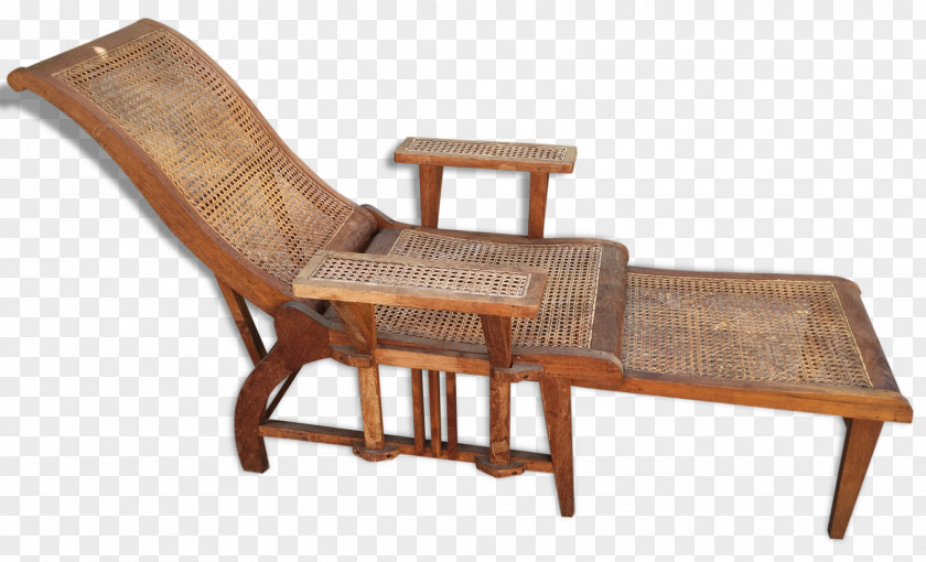 Chair Chaise Longue Deckchair Wicker Rattan PNG