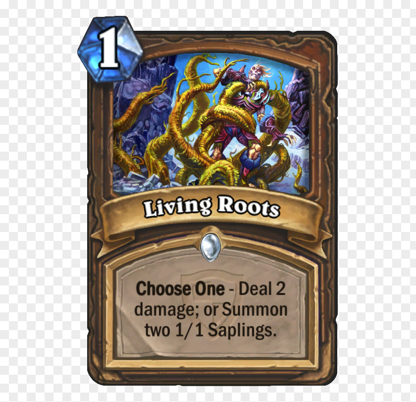 Hearthstone Living Roots Tempo Storm Power Of The Wild Druid PNG