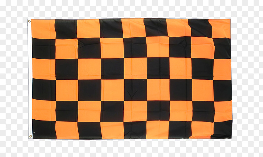 Orange Flag Check Tartan Gingham Textile Pattern PNG