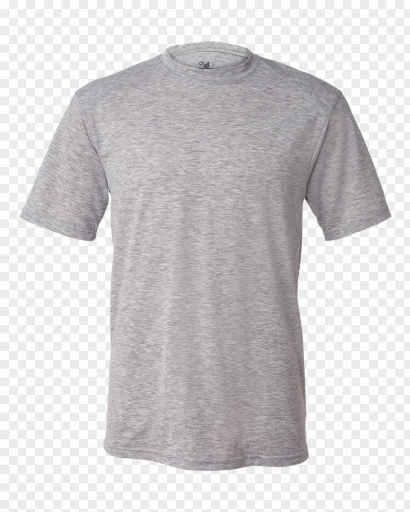 T-shirt Crew Neck Navy Blue Sleeve Grey PNG