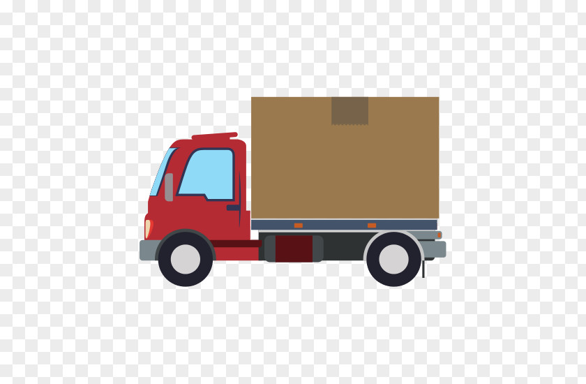 Truck Commercial Vehicle Delivery Vector Graphics Cargo PNG