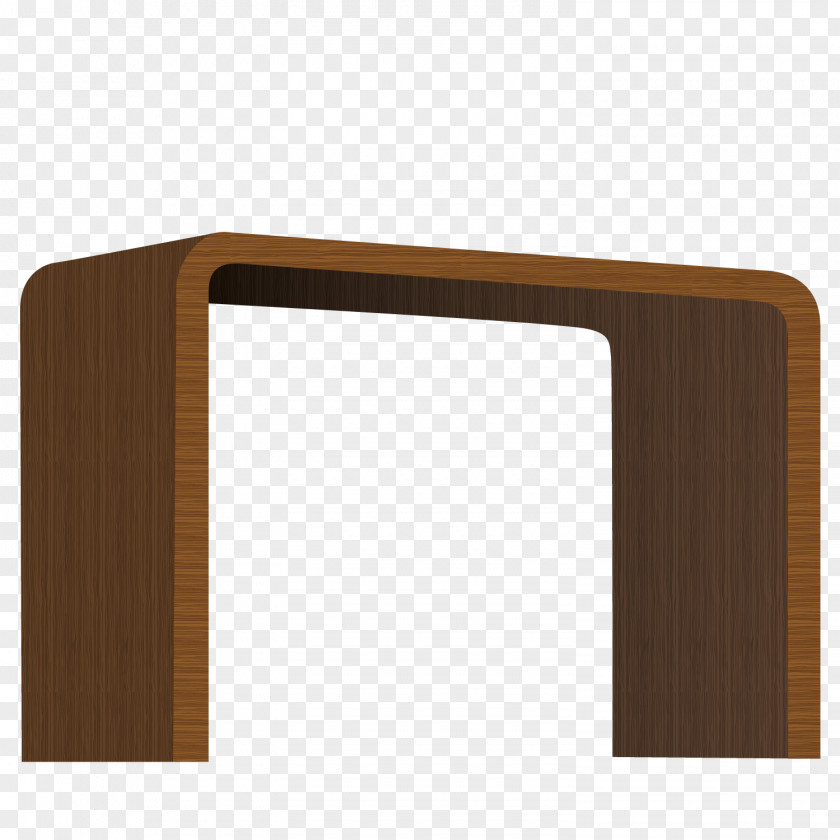 Vector Simple Table Wood Furniture PNG