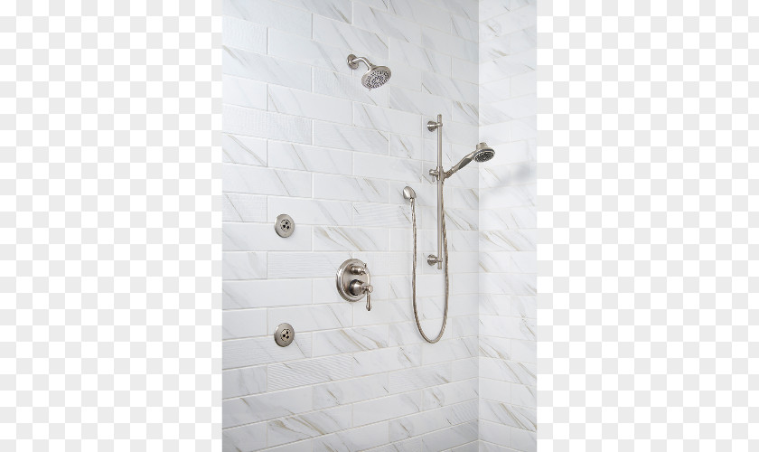 White Wall Tiles Tap Sink Shower Bathroom Angle PNG