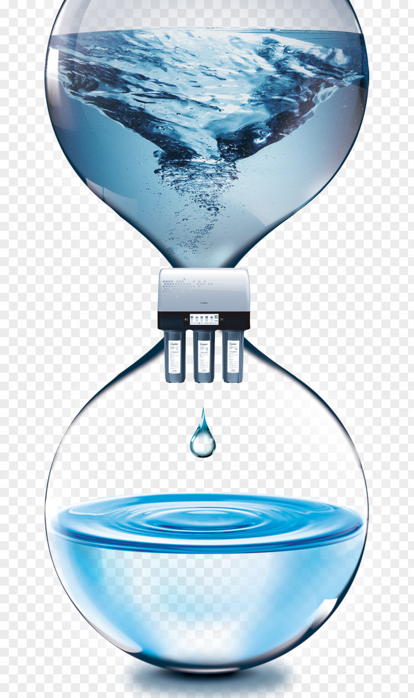 Hourglass Water Filter Purification Filtration PNG