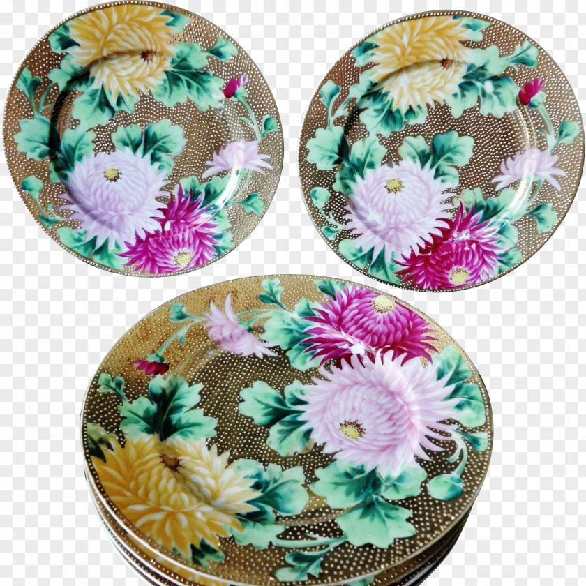 Chrysanthemum Tableware Platter Plate PNG
