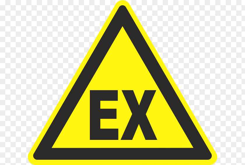 ATEX Directive Warning Sign Hazard Information PNG