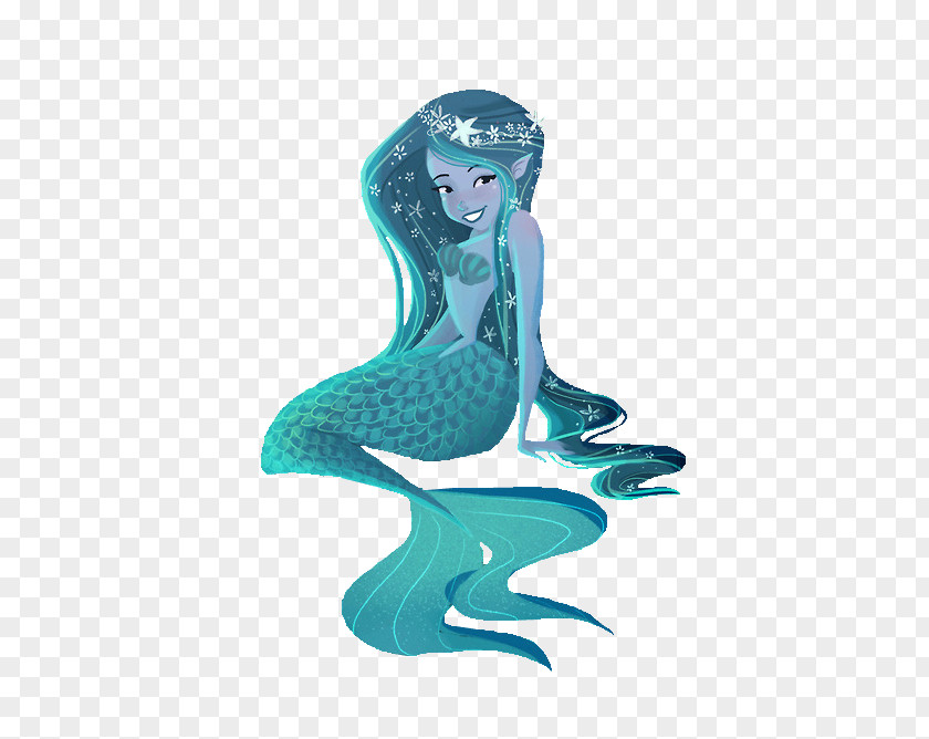 Mermaid Ariel Drawing Desktop Wallpaper PNG