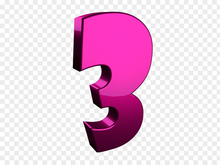 Number 3D Computer Graphics PNG