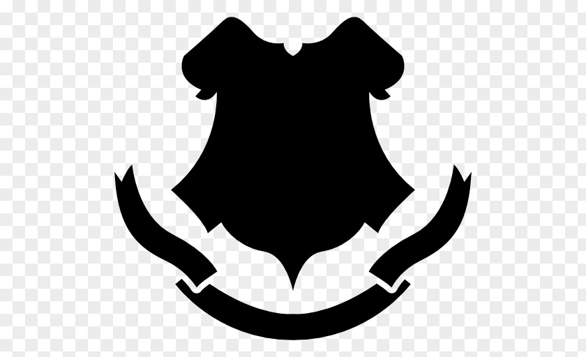 Silhouette Shield PNG