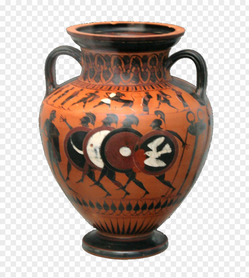 Vase Pottery Of Ancient Greece Greek Vase-painting Black-figure PNG
