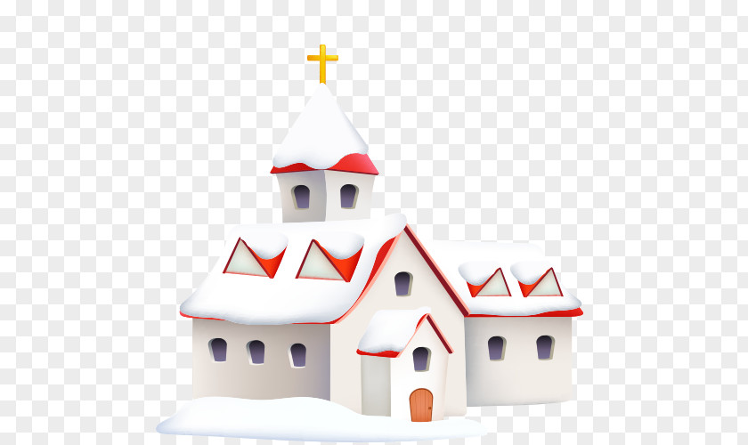 Winter Church Snow Computer File PNG