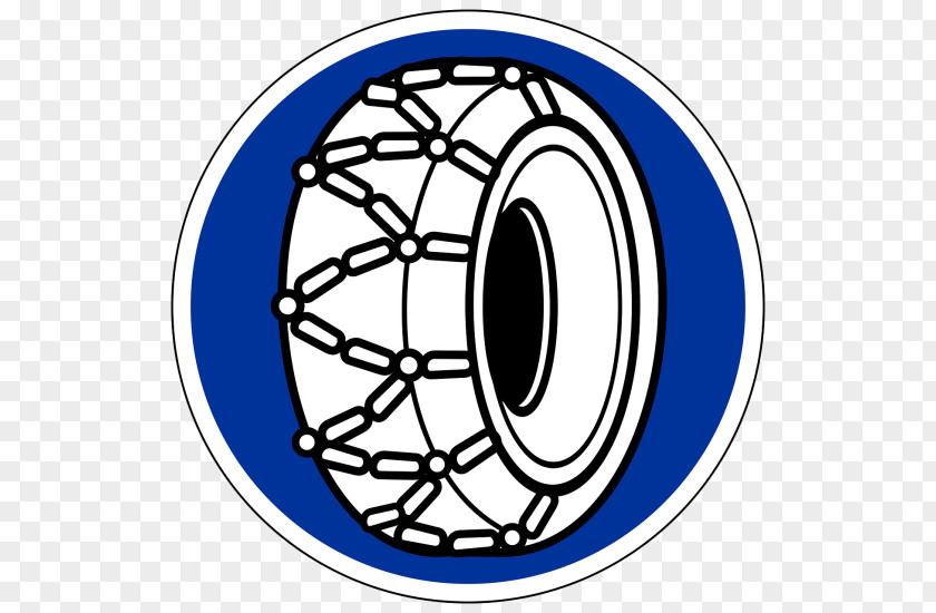 Car Snow Chains Traffic Sign Tire Vehicle PNG