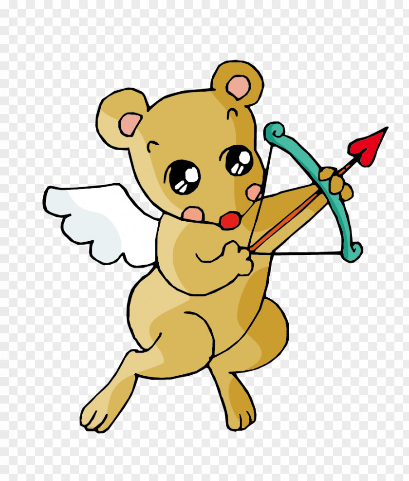 Cartoon Bear Illustration PNG