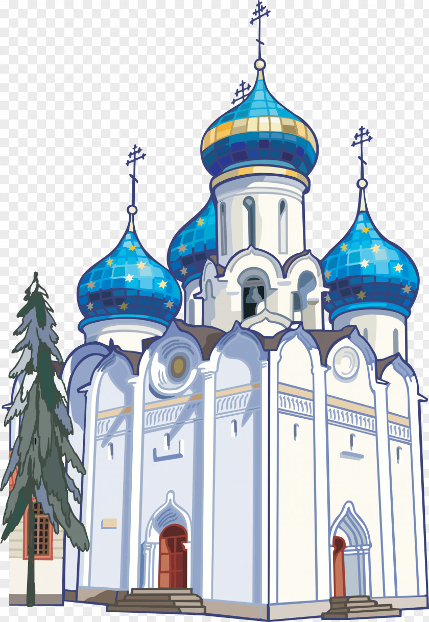 Castle Russia Temple Church Clip Art PNG