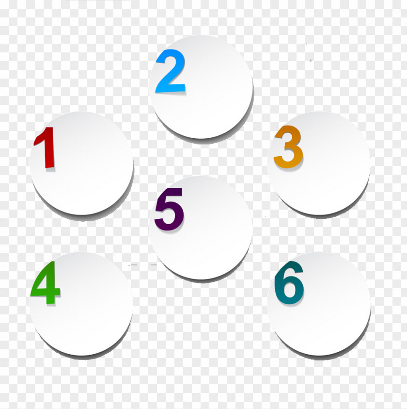 Circled Numbers Circle Paper PNG