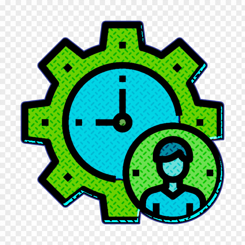 Clock Icon Business Concept Time Management PNG
