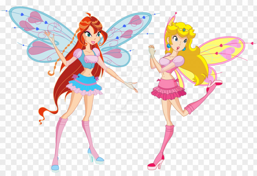 Fairy Bloom Princess Daisy Peach Winx Believix PNG