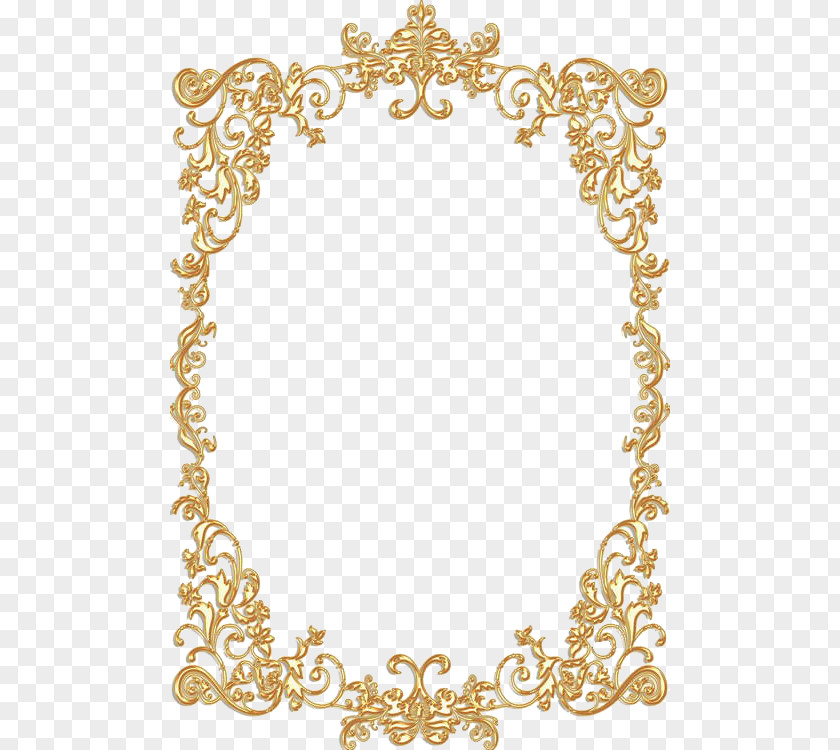 Gold Border Borders And Frames Picture Vintage Clip Art PNG