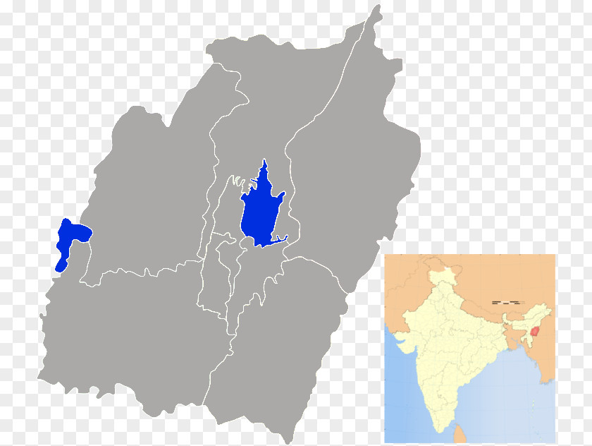 Map Manipur States And Territories Of India PNG