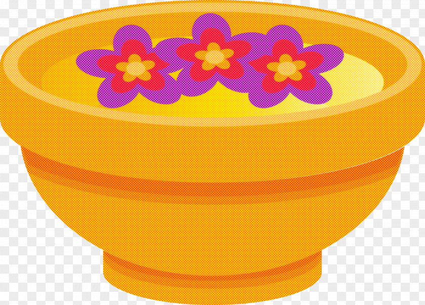 Mixing Bowl Yellow Flowerpot Flower PNG