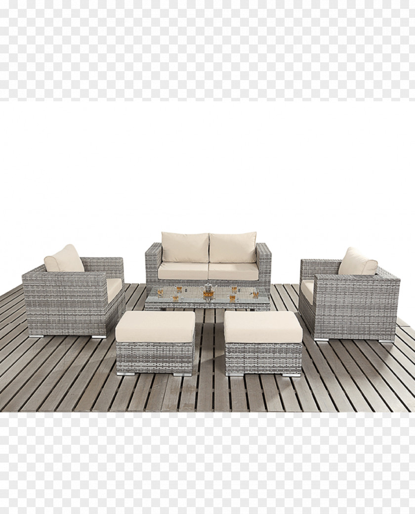 Table Garden Furniture Rattan Couch Chair PNG
