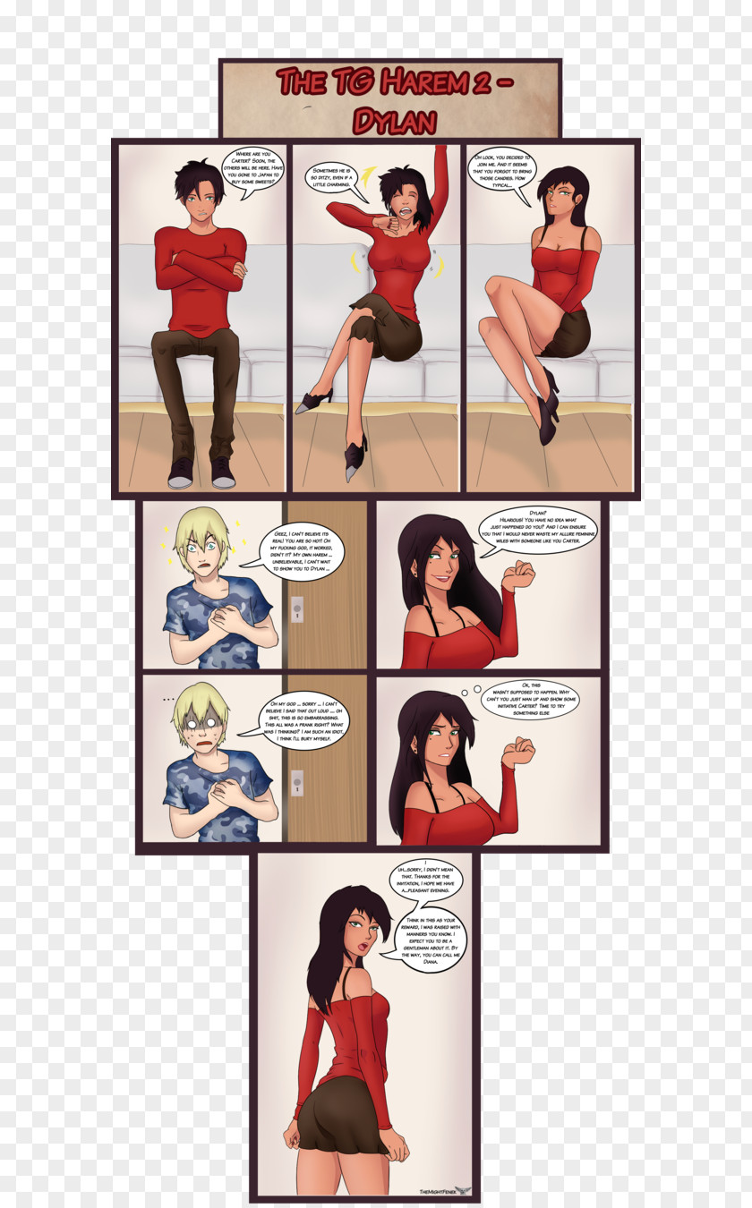 Comics Cartoon Female Trans Woman PNG