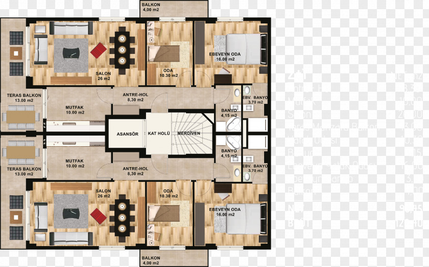 Kat Floor Plan Architectural Engineering Kế Hoạch Apartment Mycale PNG