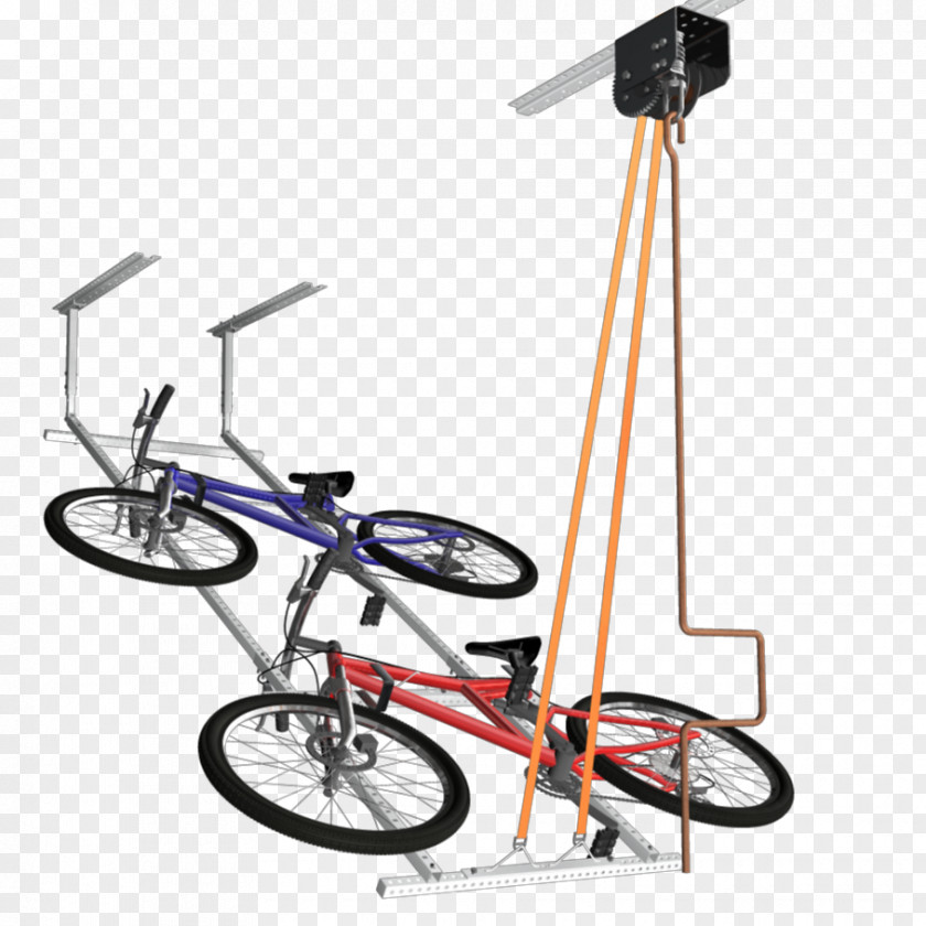 Luke Rockhold Bicycle Parking Ceiling Wheels Winch PNG