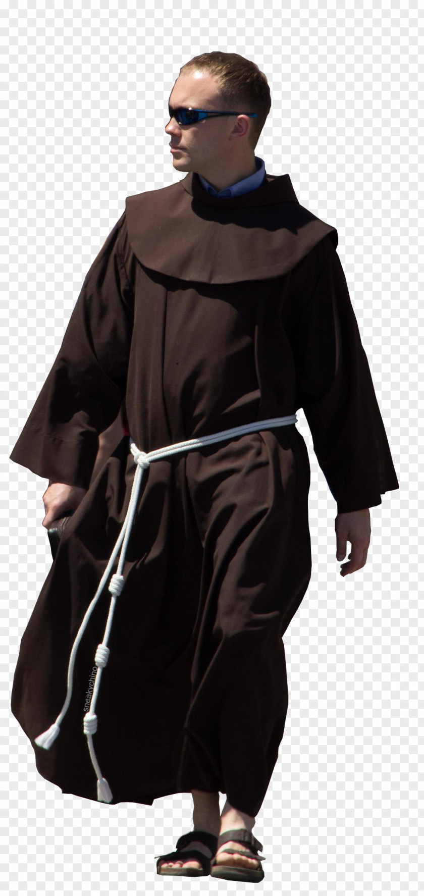 Monk Robe Outerwear Academic Dress Costume Profession PNG