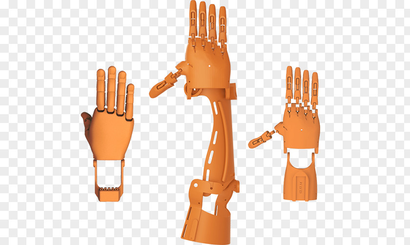 Person 3d Glove Finger PNG