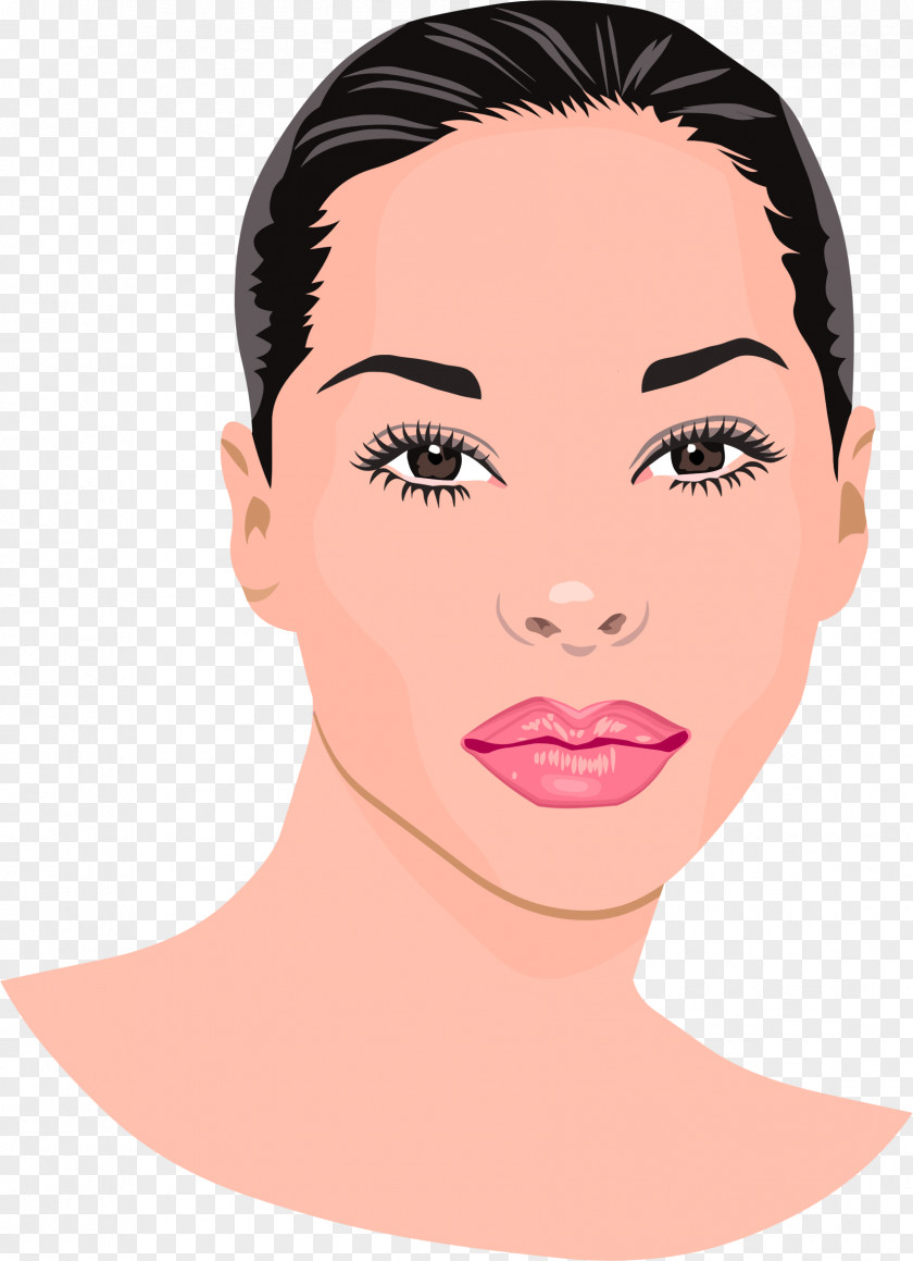 Pretty Lady Cliparts Portrait Woman Clip Art PNG