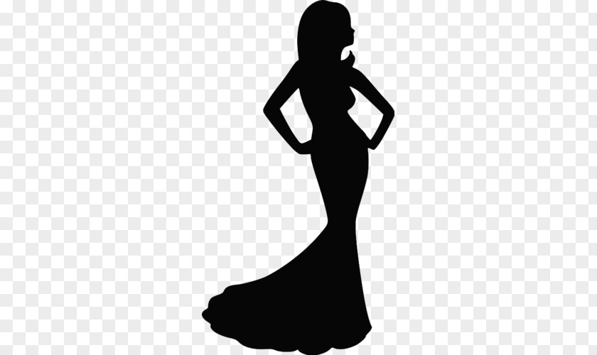 Silhouette Beauty Pageant PNG