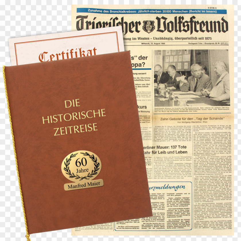 Birthday Trierischer Volksfreund Newspaper PNG
