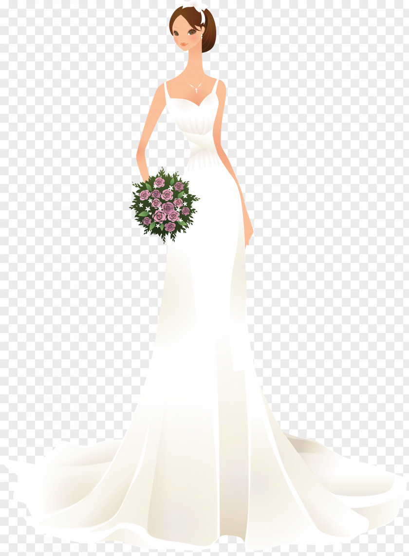 Bride Wedding Dress Cocktail Marriage PNG