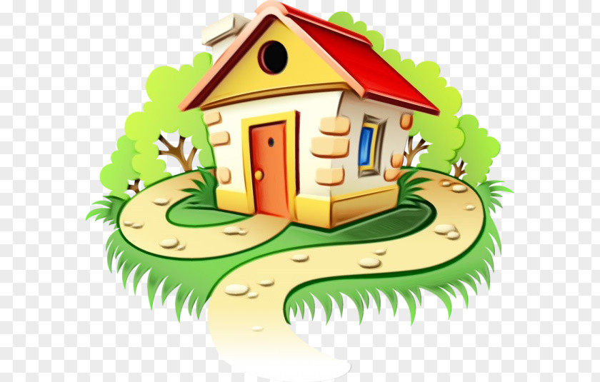 Building Real Estate House Clip Art Property Cartoon Home PNG