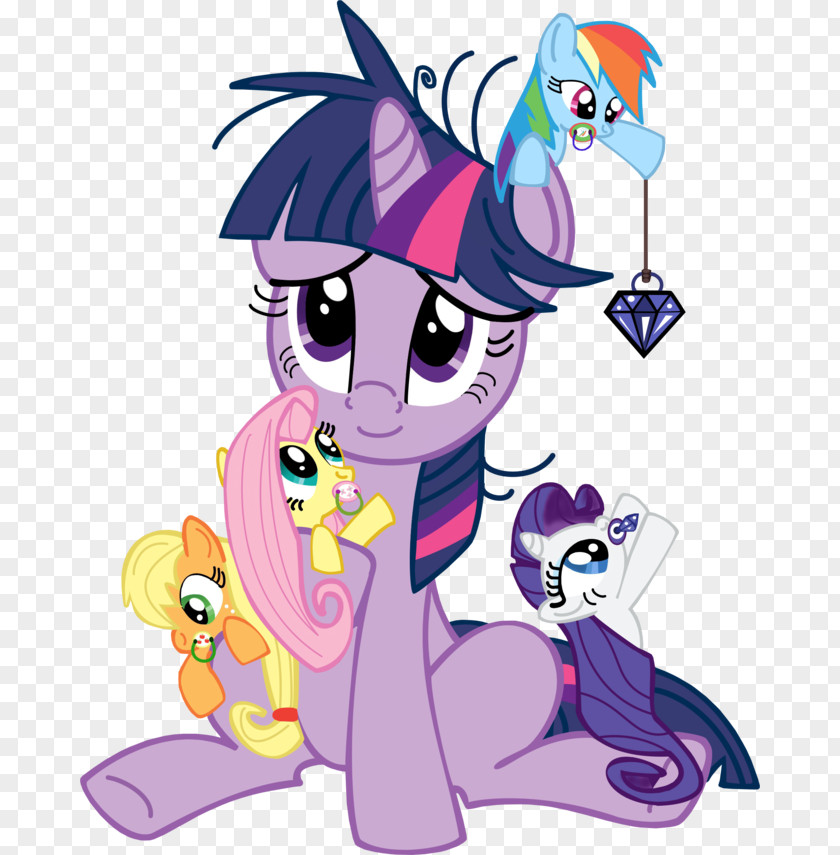 Horse Pony Applejack Pinkie Pie Fluttershy Rainbow Dash PNG