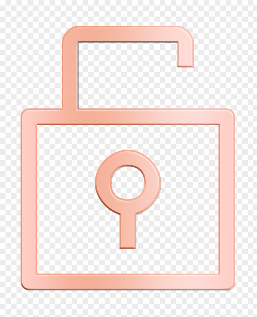 Peach Rectangle App Icon Essential Ui PNG