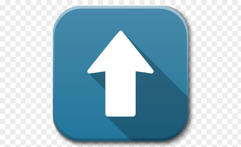 Apps Go Up Blue Triangle Symbol Aqua Number PNG